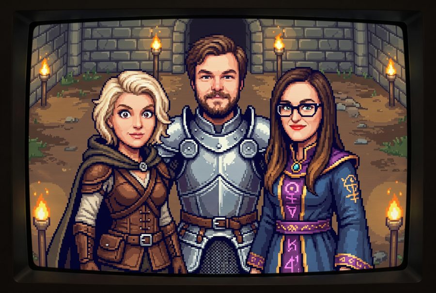 Pixel art hra